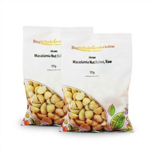 Organic macadamia nut - macadamia, halves