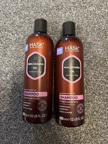 Hask macadamia oil shampoo - x2,