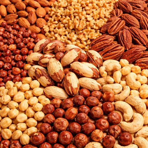 Premium nuts selection almond - nuts,
