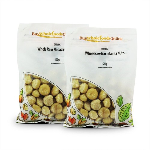Organic whole raw macadamia - whole,