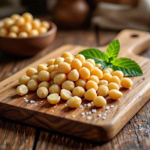 Roasted macadamia nuts - roasted,
