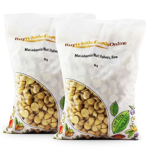 Macadamia nut halves raw - macadamia,